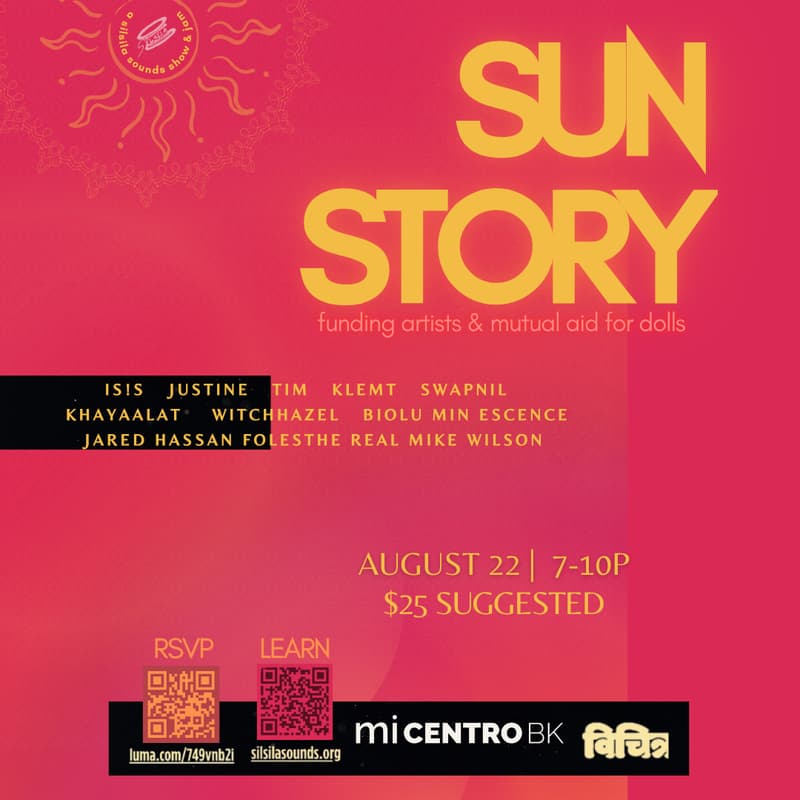 Cover Image for SUN STORY: a silsila sounds show & jam