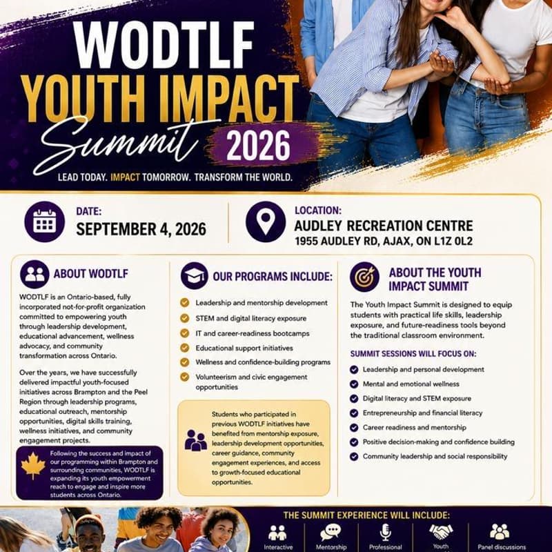 Cover Image for WODTLF YOUTH IMPACT SUMMIT 2026