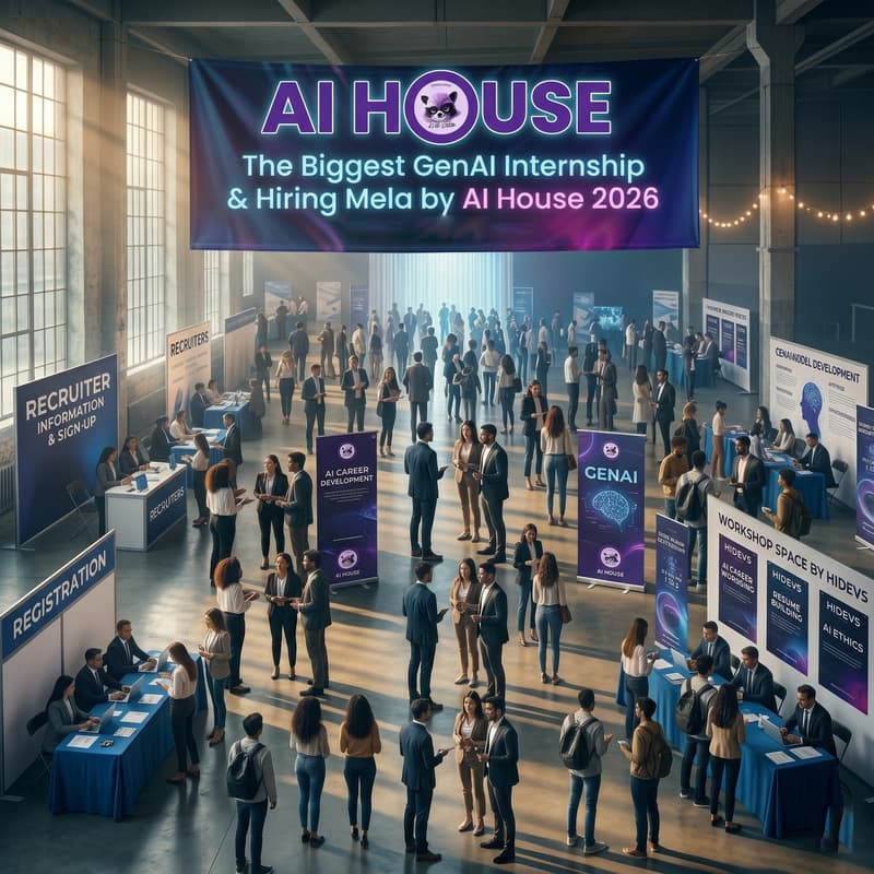 Cover Image for AI House 2026: The Biggest GenAI Internship & Hiring Mela