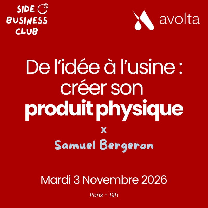 Cover Image for De l'idée à l'usine : créer son produit physique