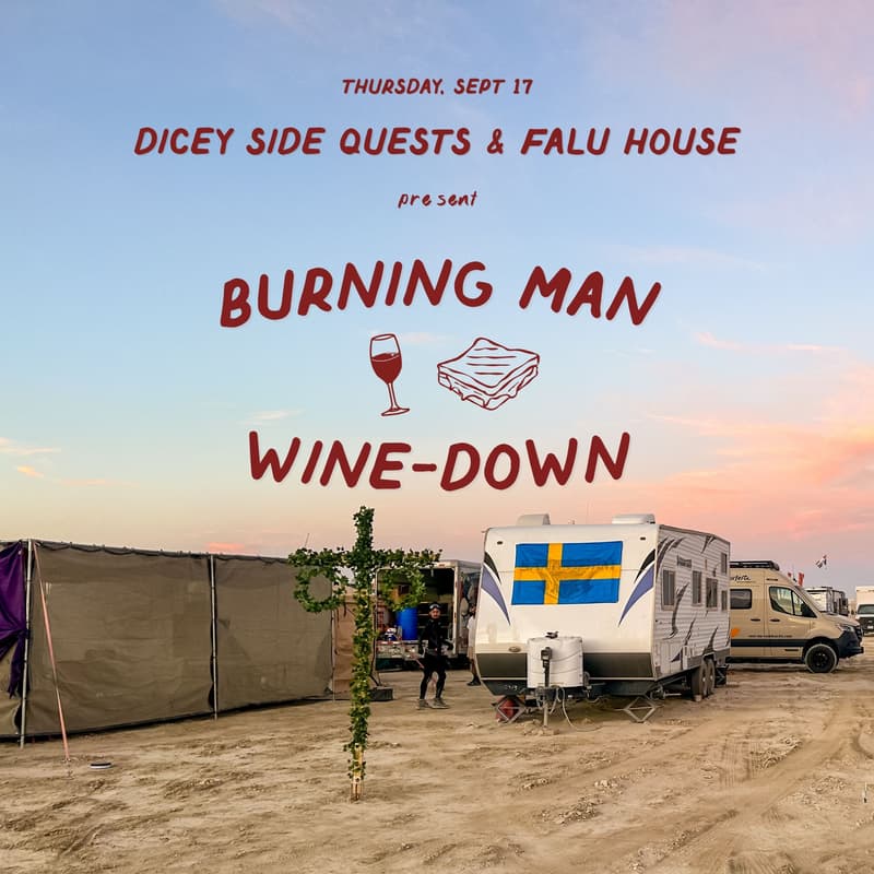 Cover Image for Burning Man Wine-Down Decompression Party