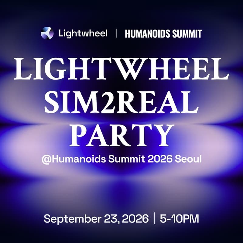 Cover Image for Lightwheel Sim2Real Party@Humanoids Summit 2026 Seoul