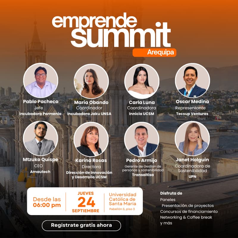 Cover Image for Emprende Summit - Arequipa edition