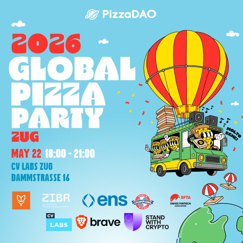 Cover Image for ๐ Official Bitcoin Pizza Day | CV Labs Zug