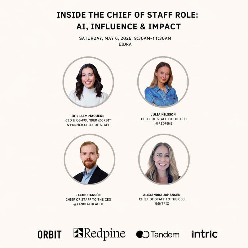 Cover Image for Inside the Chief of Staff Role: AI, Influence & Impact