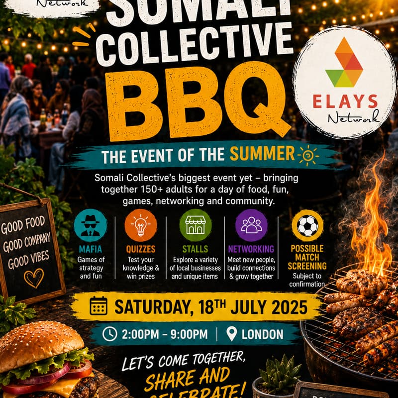 Cover Image for Somali collective x Elays network BBQ