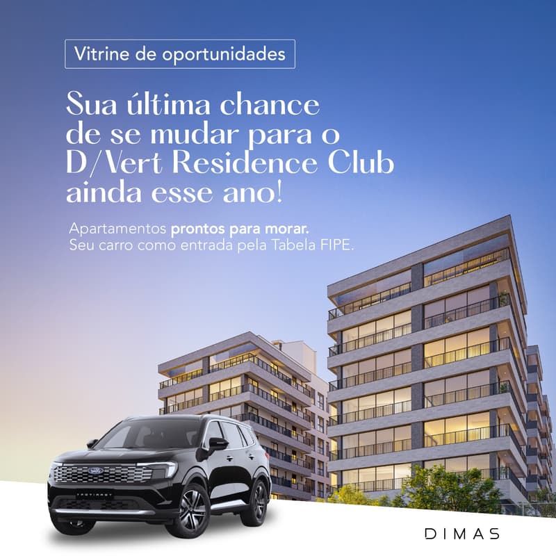 Imagem de capa de Vitrine de Oportunidades - D/Vert Residence Club