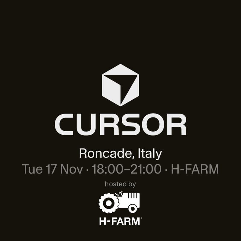 Cover Image for Cursor Meetup hosted by CLUB AI @ H-FARM