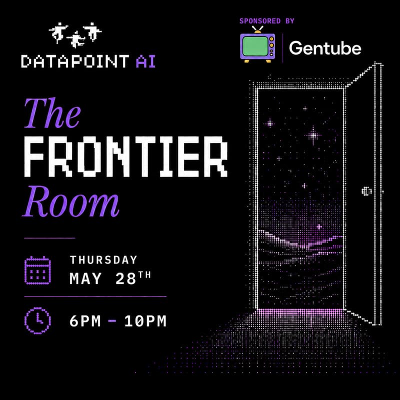 Cover Image for The Frontier Room by Datapoint AI | Toronto Tech Week 2026