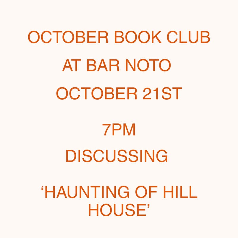 Cover Image for October Book Club - Haunting of Hill House