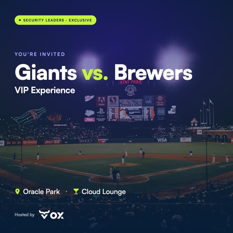 Cover Image for Join OX Security for a Private Evening at the San Francisco Giants vs. Milwaukee Brewers Game | Tuesday, July 28