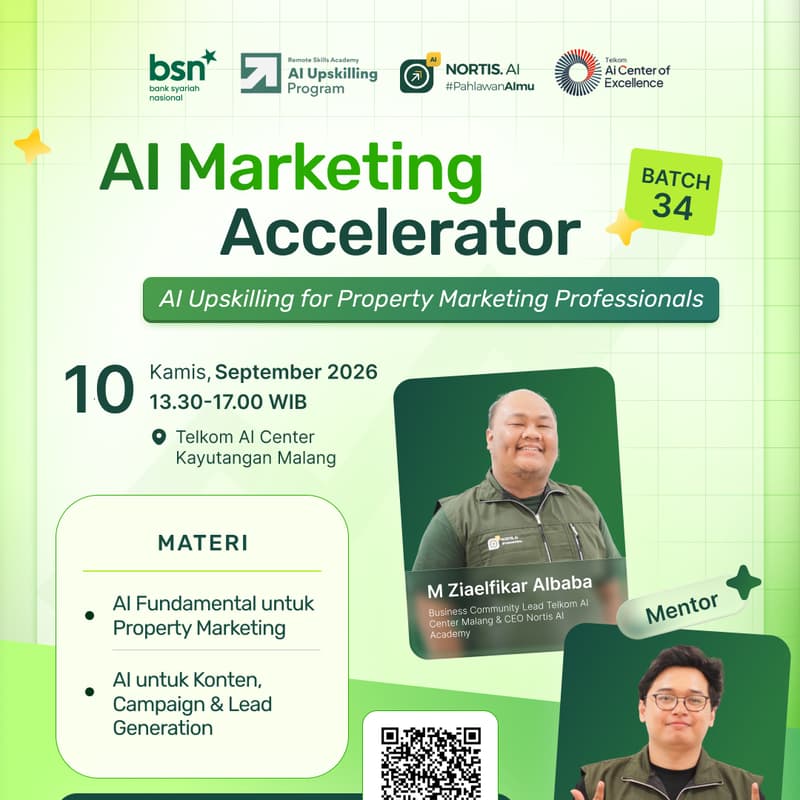 Cover Image for [Offline] AI Marketing Accelerator | Remote Skill Academy - Batch #34