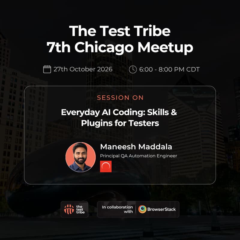 Cover Image for Everyday AI Coding: Skills & Plugins for Testers | 7th Chicago Meetup