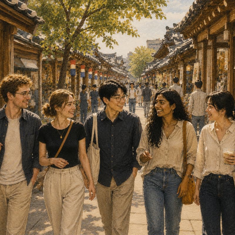 Cover Image for 🇰🇷 Seoul After ICML: Insadong Walk & Lunch