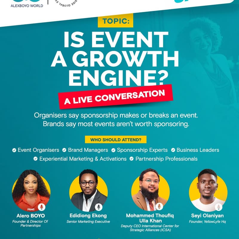 Cover Image for Is Event a Growth Engine? A Live Conversation