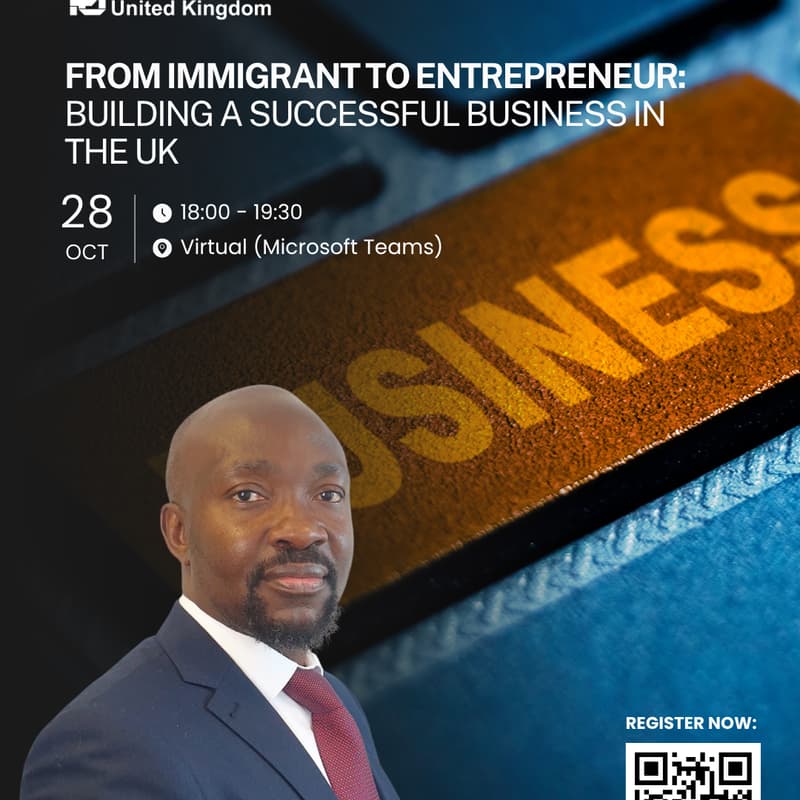Cover Image for From Immigrant to Entrepreneur: Building a Successful Business in the UK.