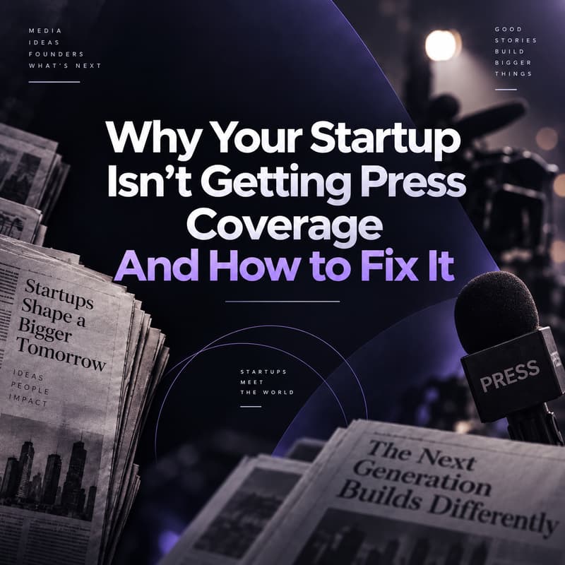 Cover Image for Why Your Startup Isn’t Getting Press Coverage And How to Fix It