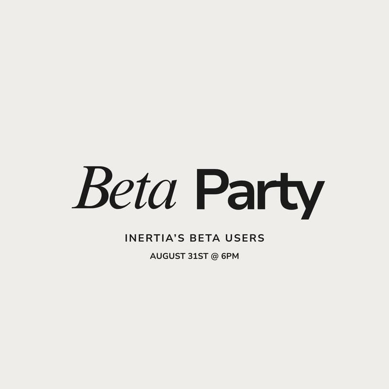 Cover Image for Inertia Beta Party