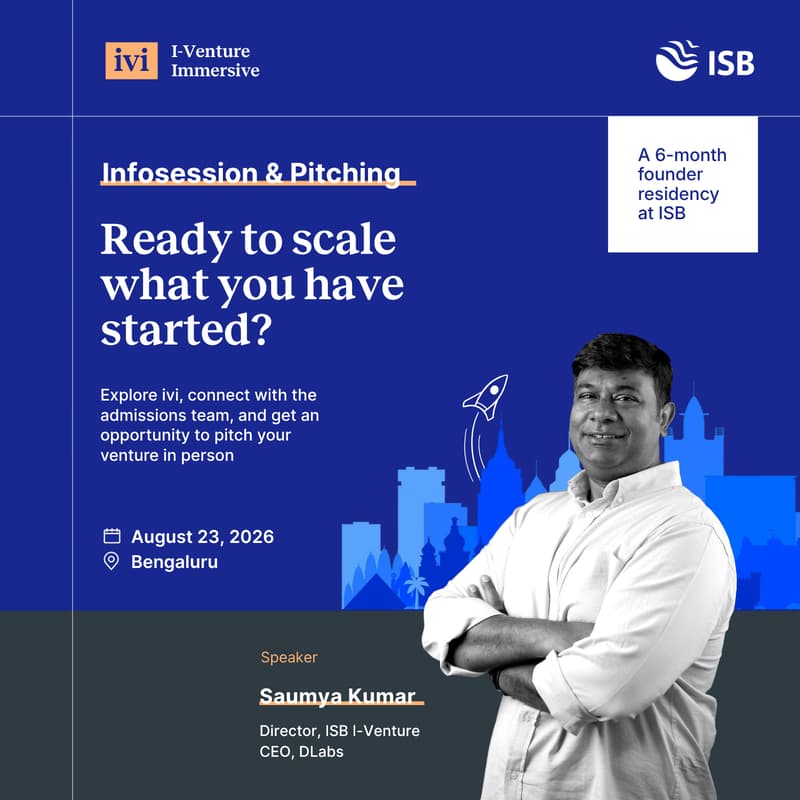 Cover Image for ivi Infosession & Pitching | Bengaluru | August 23, 2026