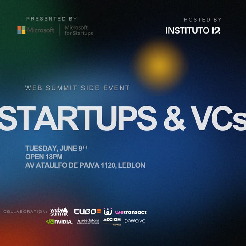 Imagem de capa de AI STARTUPS & VCs presented by Microsoft
