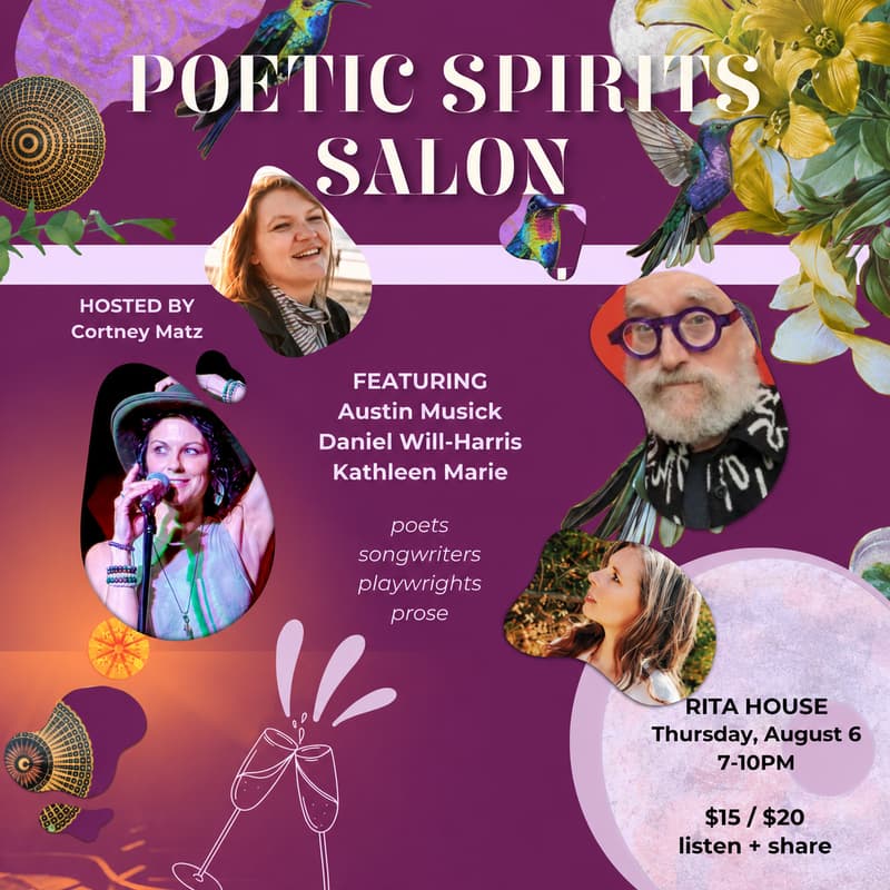 Cover Image for POETIC SPIRITS ~ Monthly Salon