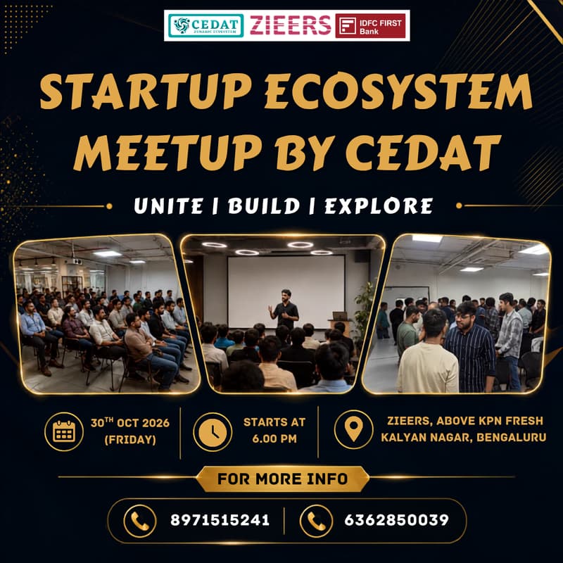 Cover Image for Startup Ecosystem Meetup by CEDAT
