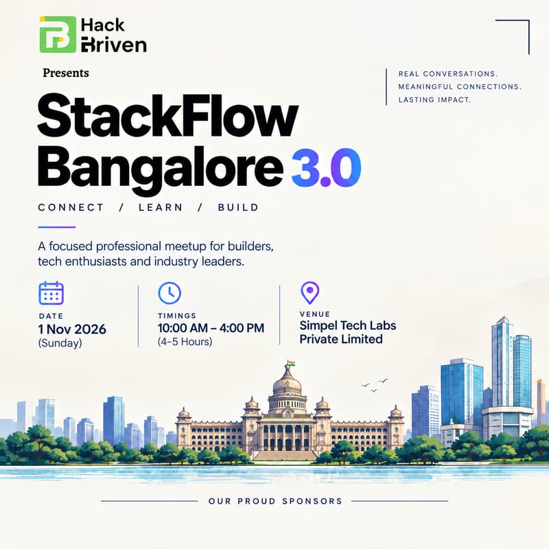 Cover Image for Stack Flow Bangalore 3.0