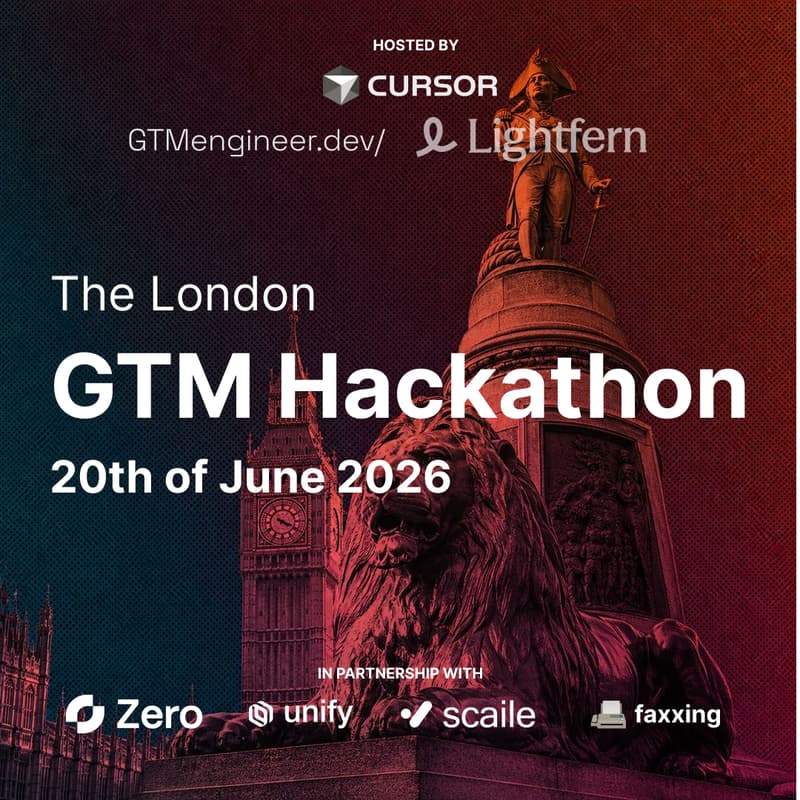 Cover Image for GTM Hackathon London