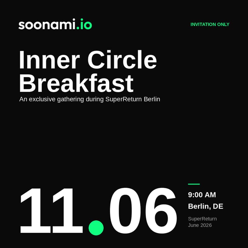Cover Image for Soonami Inner Circle Breakfast at SuperReturn