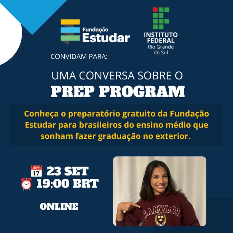Cover Image for Prep Program | Fundação Estudar & IFRS