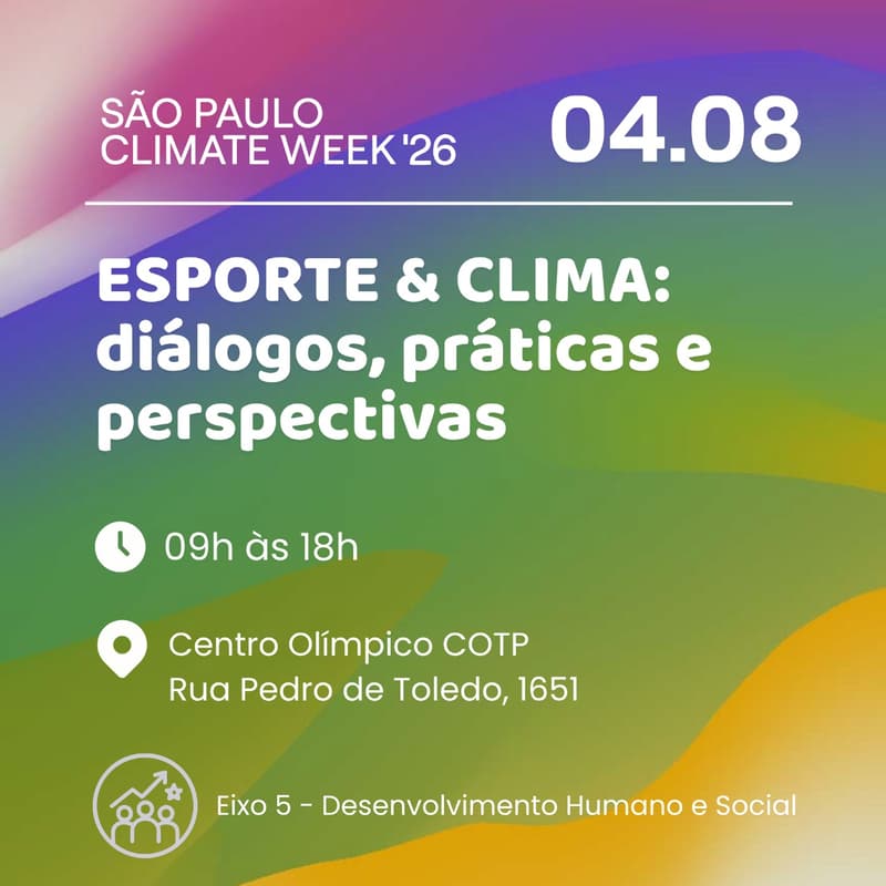 Cover Image for Esporte & Clima: Diálogos, Práticas e Perspectivas