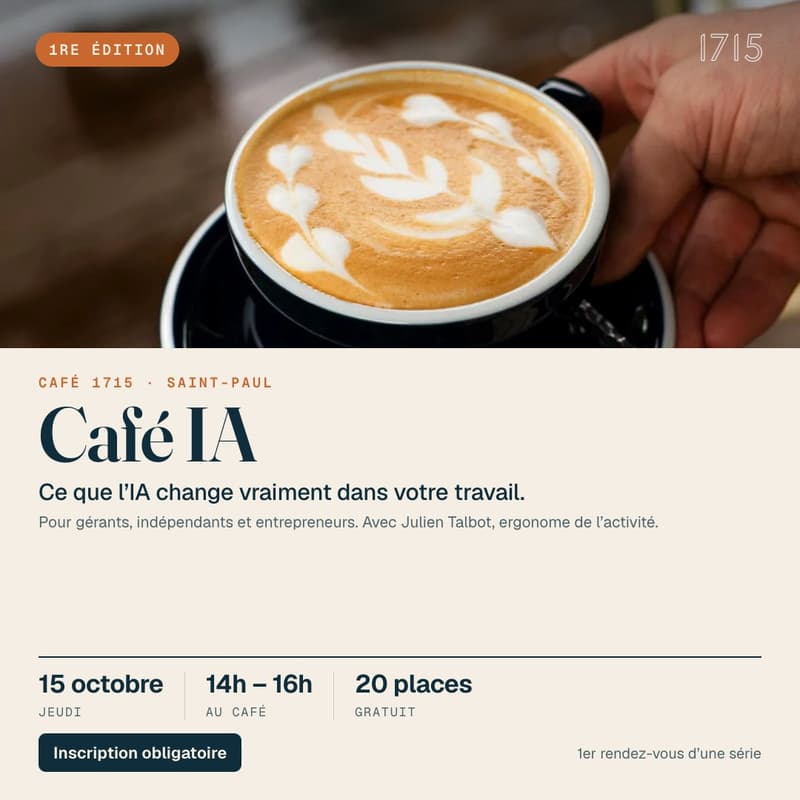 Cover Image for Café IA #1 · Ce que l'IA change vraiment dans votre travail