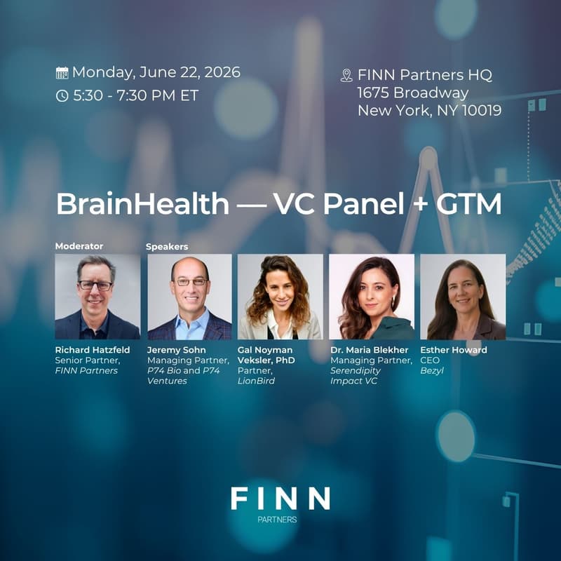 Cover Image for June 22, NYC: BrainHealth- VC Panel + GTM Bootcamp