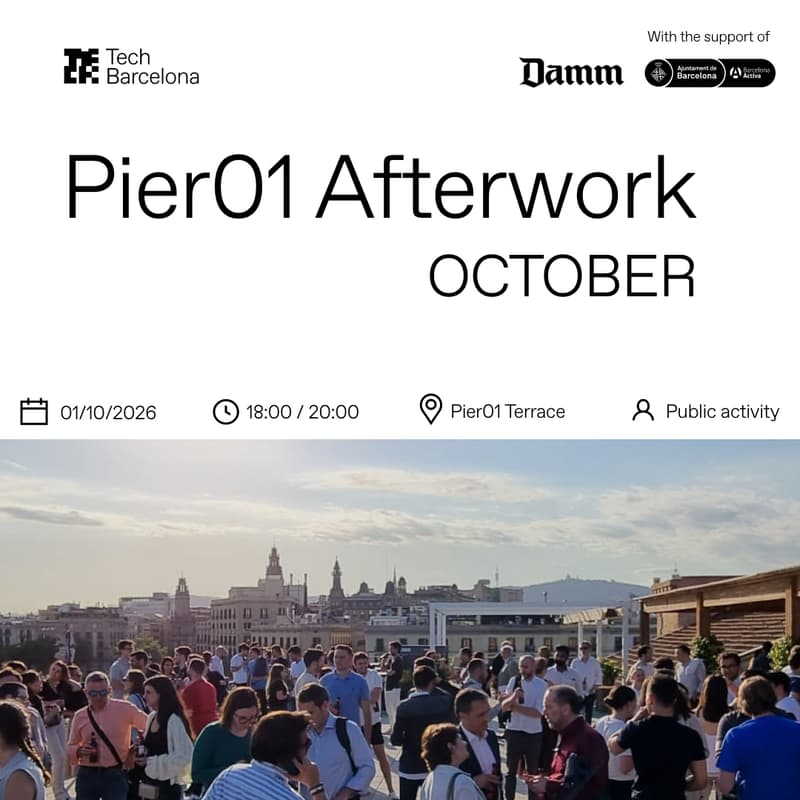Cover Image for Afterwork by Tech Barcelona | Back to Pier01's Terrace