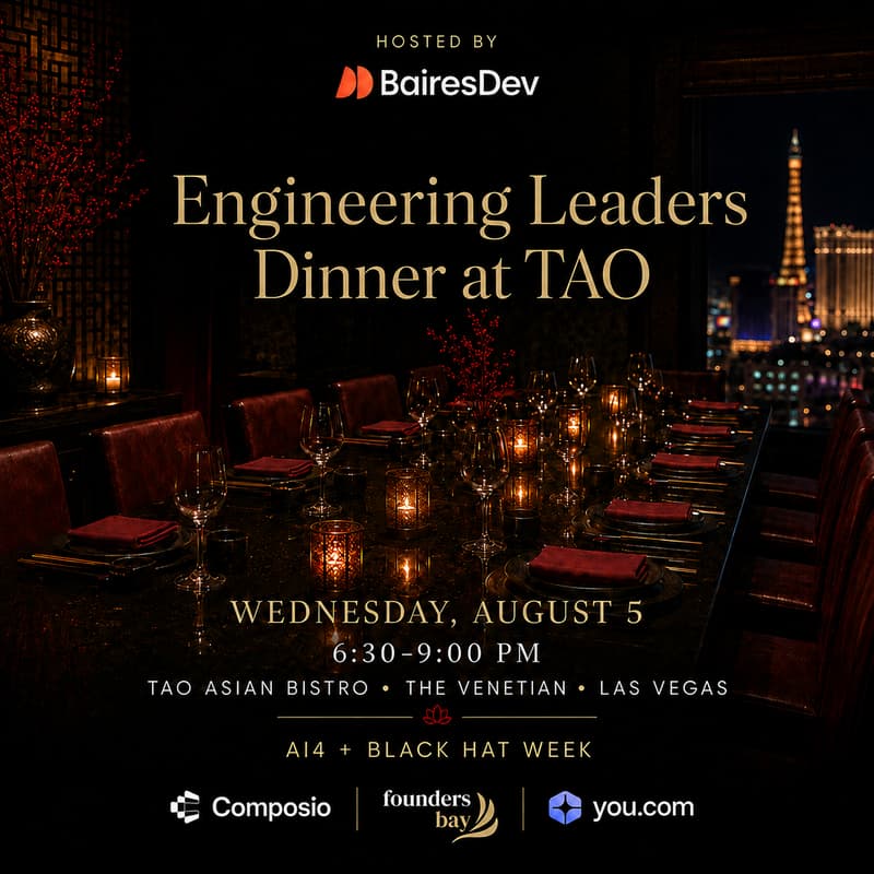 Cover Image for Engineering Leaders Dinner at TAO