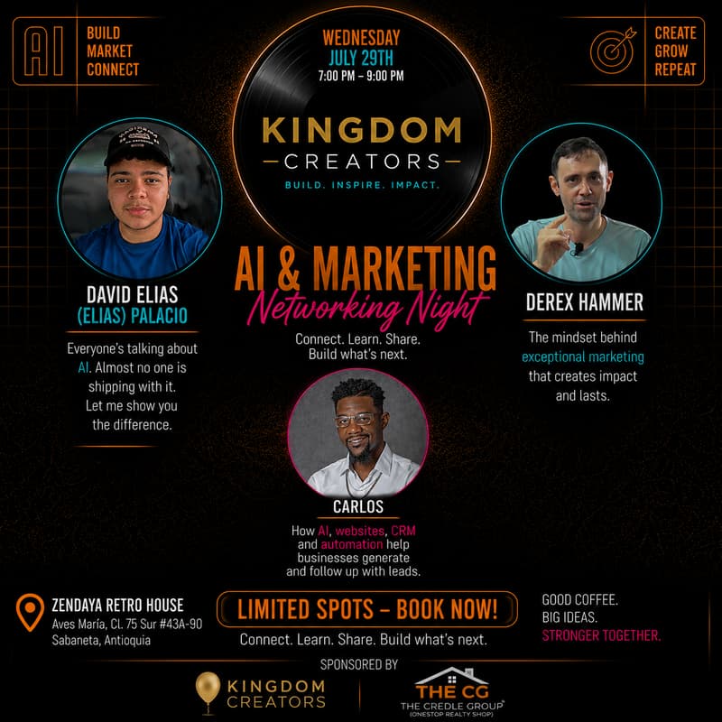Cover Image for AI & Marketing Networking Night @Kingdom Creators