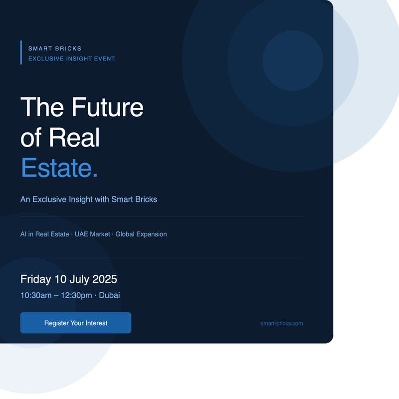 Cover Image for The Future of UAE Real Estate - An Exclusive Insight with Smart Bricks
