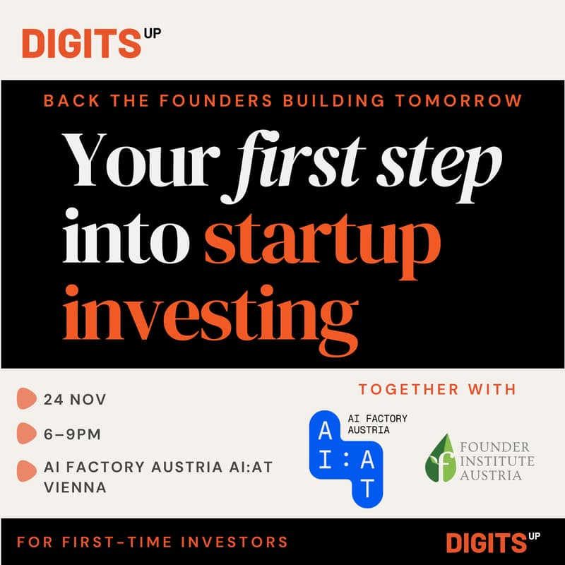 Cover Image for DigitsUp Live Vienna: learn startup investing, by doing