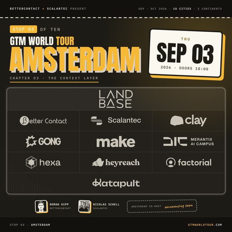 Cover Image for GTM World Tour · Amsterdam