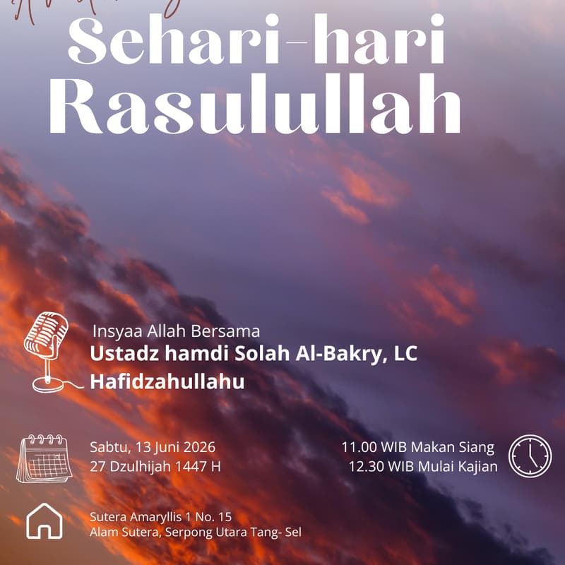 Cover Image for Amalan Sunah Sehari-hari Rasulullah