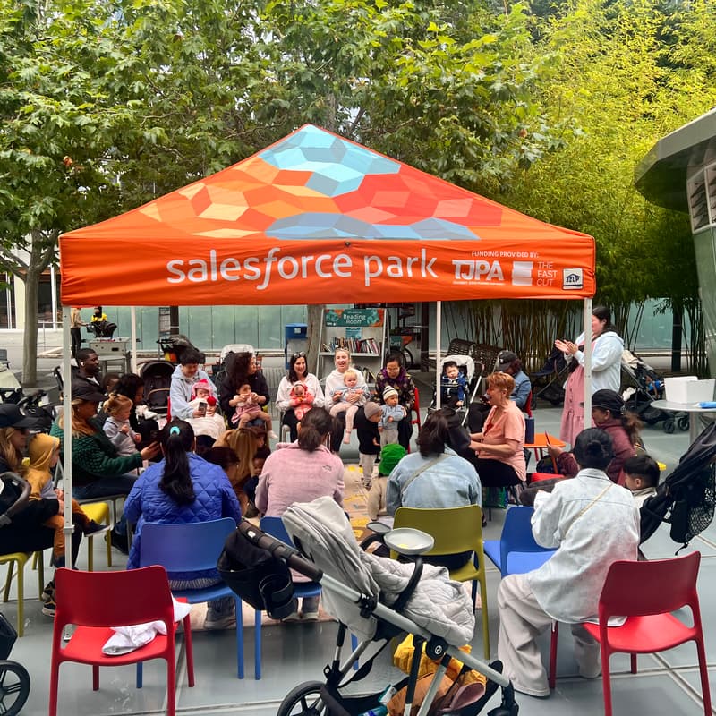 Cover Image for Toddler Tuesday @TJPA's Salesforce Park