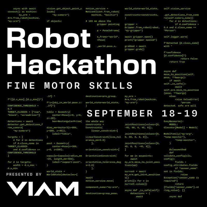 Cover Image for Robot Hackathon: Fine Motor Skills