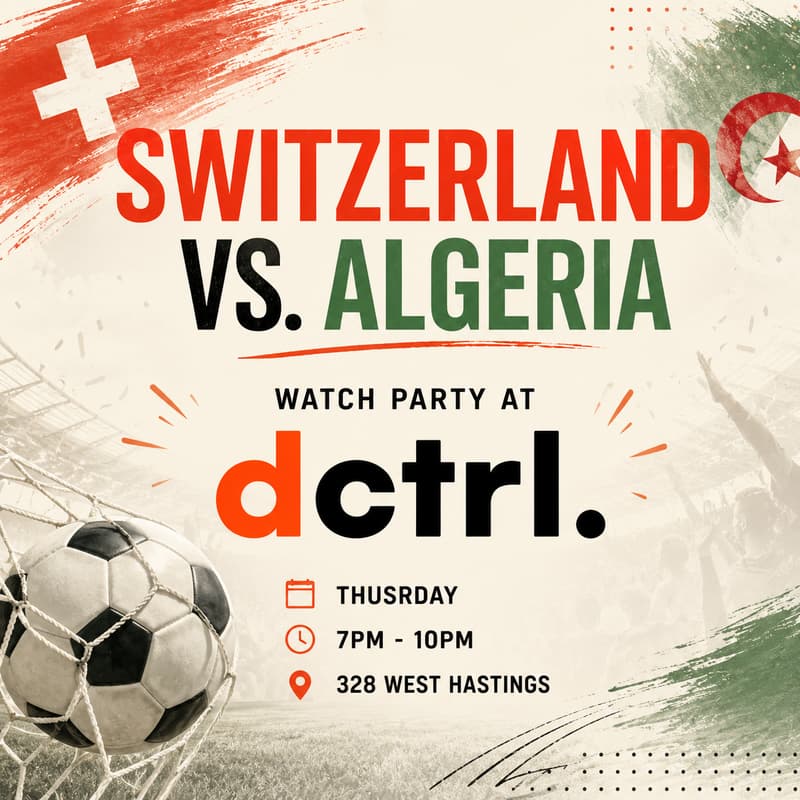 Cover Image for Switzerland vs. Algeria @ DCTRL