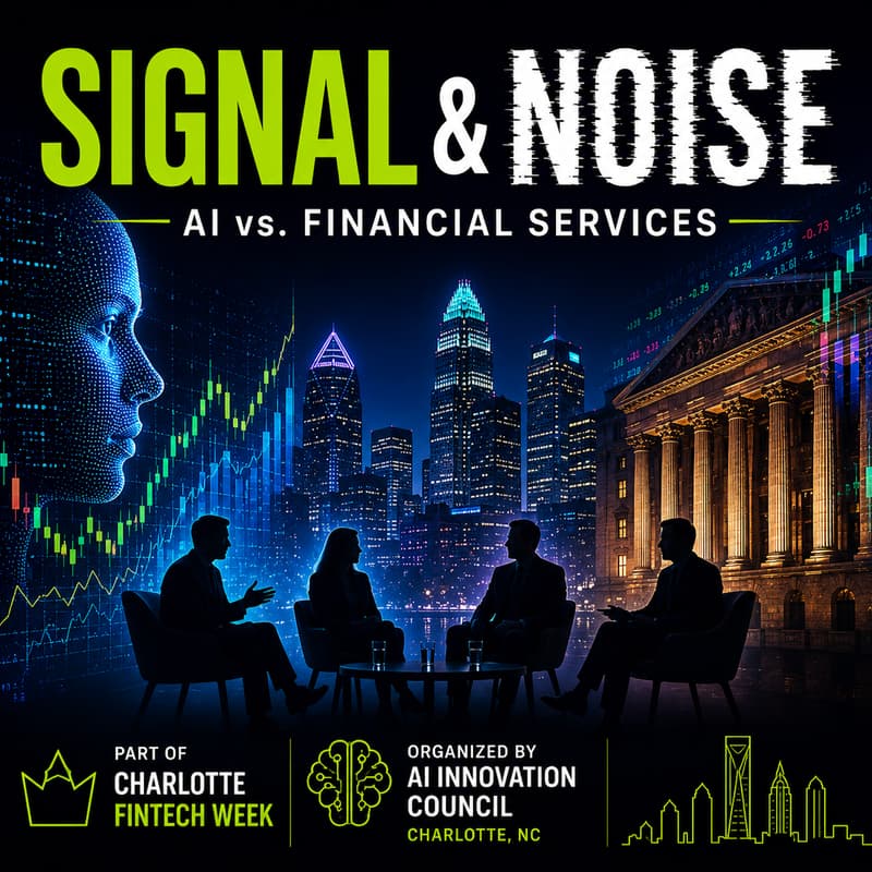 Cover Image for “Signal & Noise” Debate on AI vs Financial Services