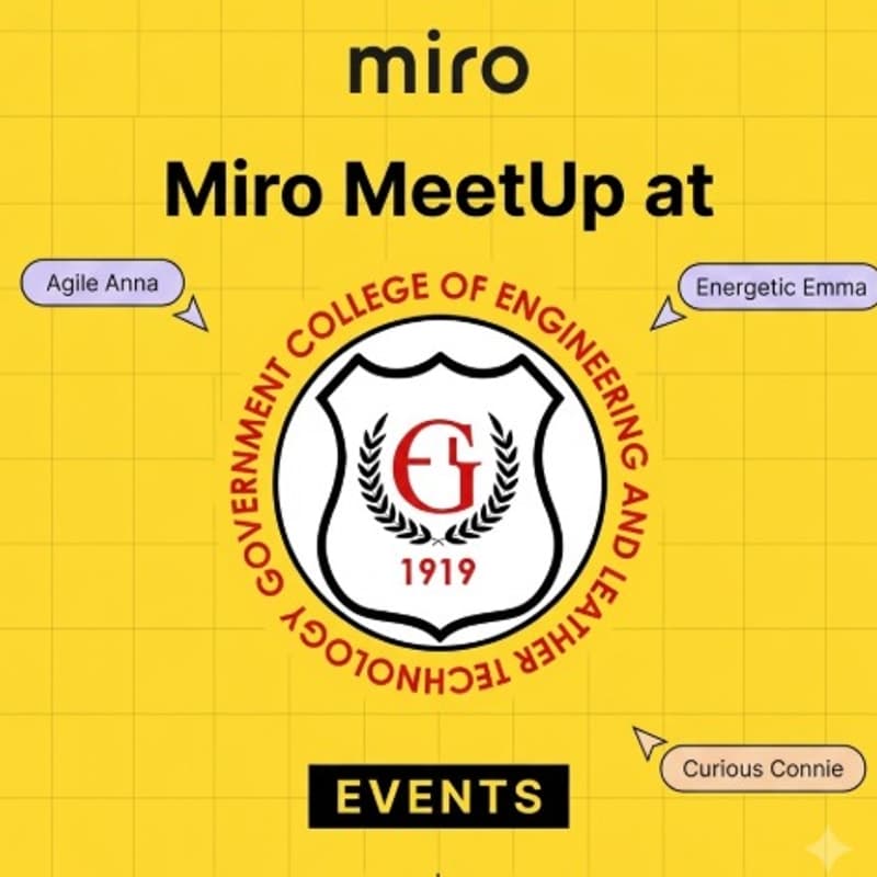Cover Image for Miro MeetUp at Government College of Engineering & Leather Technology