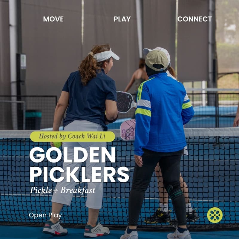 Cover Image for Golden Picklers (50+) 🏓 + 🍳
