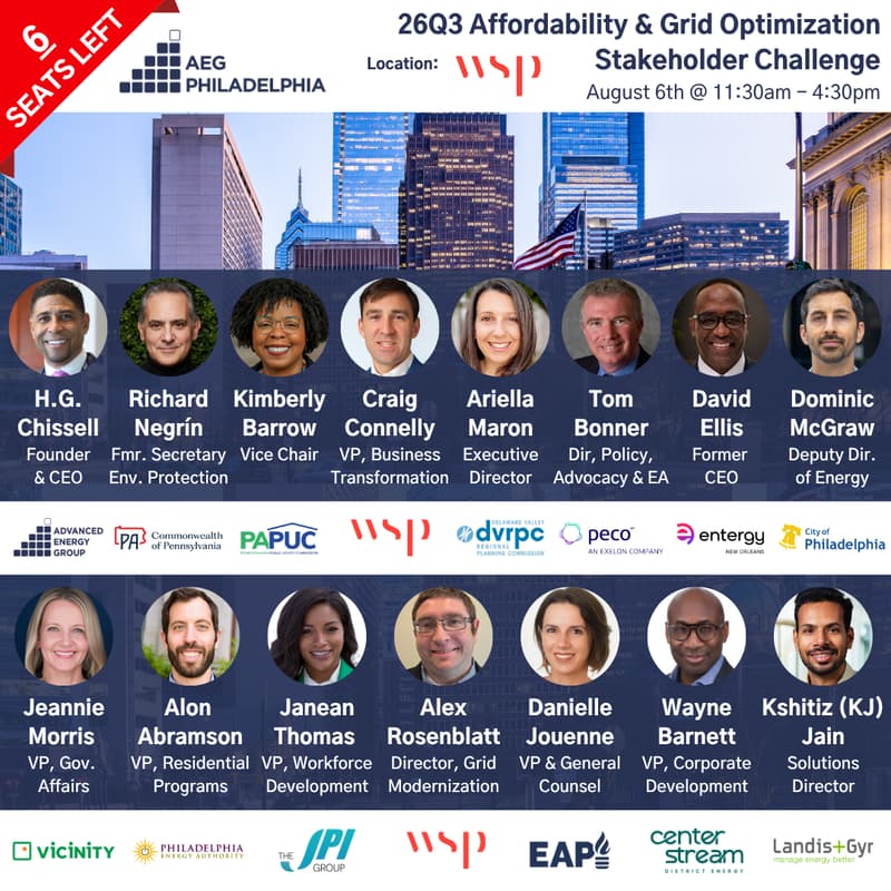 Cover Image for AEG Philadelphia 26Q3 Stakeholder Challenge: Affordability & Grid Optimization