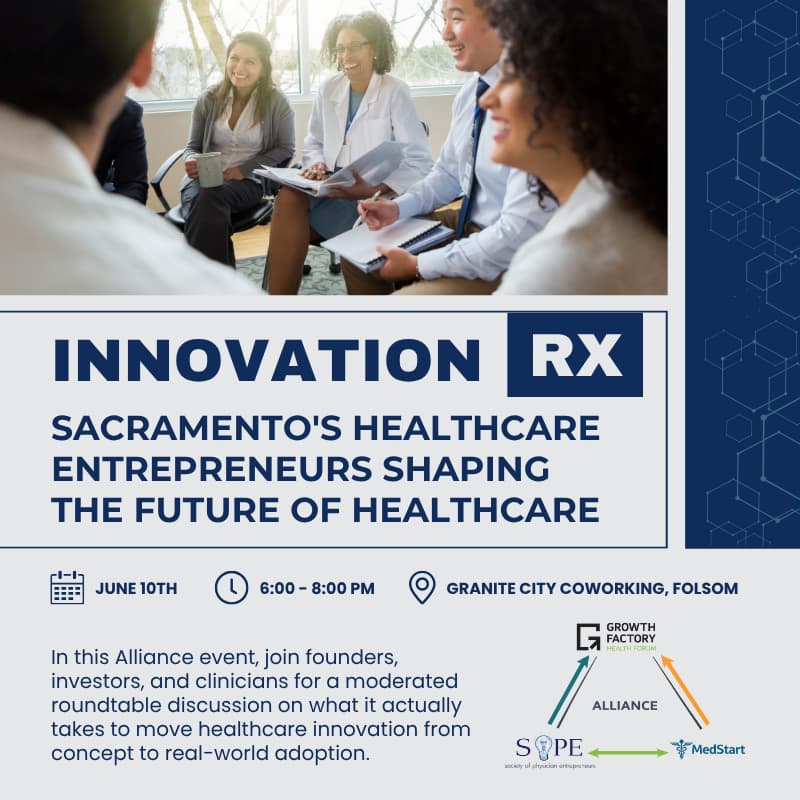 Cover Image for Innovation RX: Sacramento's Healthare Entrepreneurs Shaping the Future of Healthcare