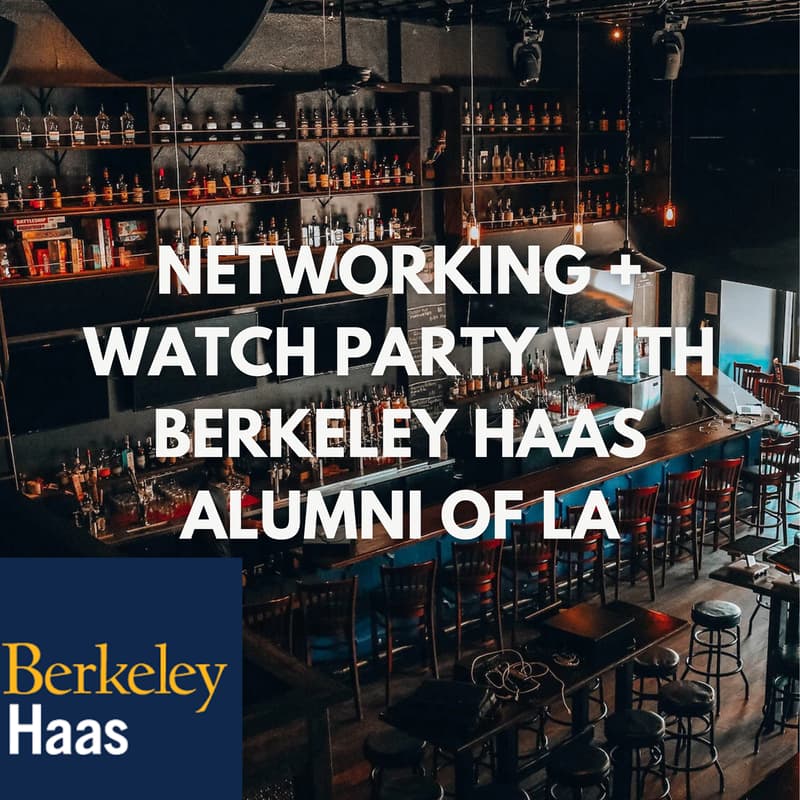Cover Image for Networking + Watch Party with Haas Alumni LA at the Founders Ale House!
