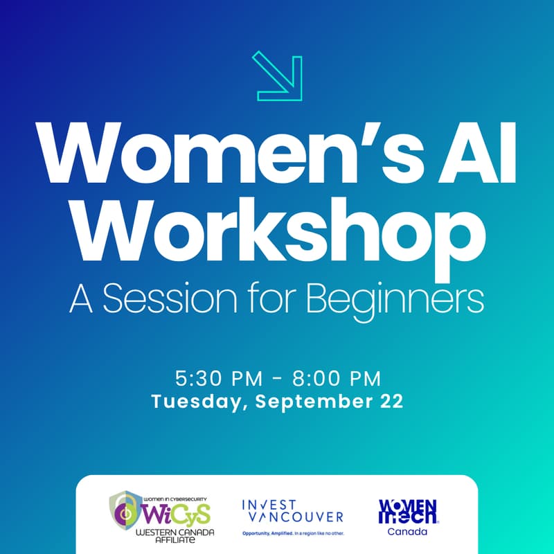 Cover Image for Women’s AI Workshop: A Session for Beginners